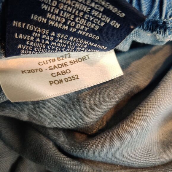 Fidelity Sadie Short Palm Tree Pattern Drawstring Pull On - Picture 9 of 9